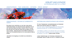 Desktop Screenshot of geburtundhypnose.ch